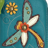 Chala Dragonfly Zip Around Wallet