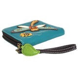 Chala Dragonfly Zip Around Wallet