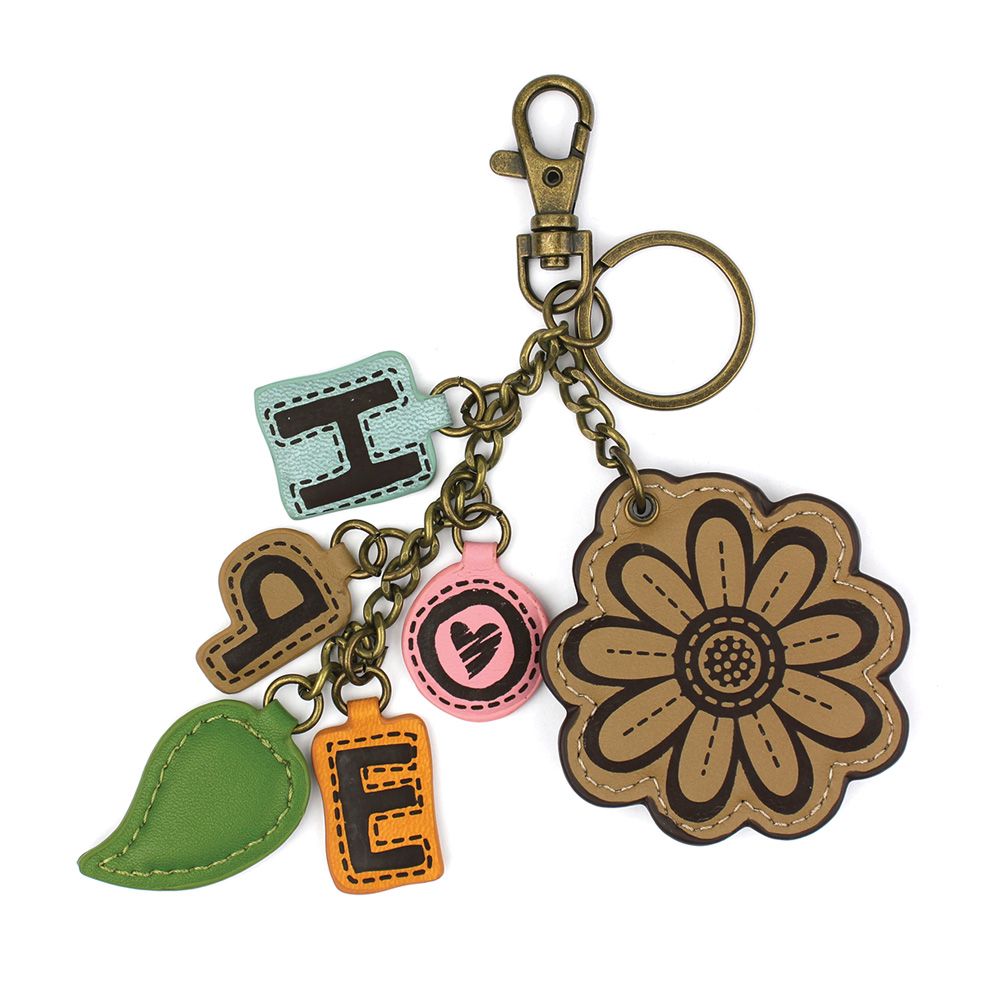 Purse charm - Flower Keychain