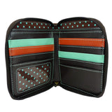 Chala Loon Bird Zip Around Wallet
