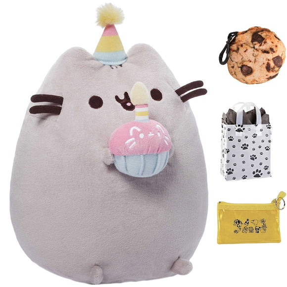 GUND Pusheen Happy Birthday Plush Toy & Coin Purse