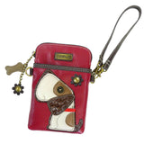 Chala Toffy Dog Cellphone Crossbody Purse Dog Mom, Dog Lovers Handbag