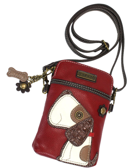 Chala Toffy Dog Cellphone Crossbody Purse Dog Mom, Dog Lovers Handbag