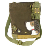 Chala Toffy Dog Patch Crossbody Purse Dog Lovers Collectors Handbag