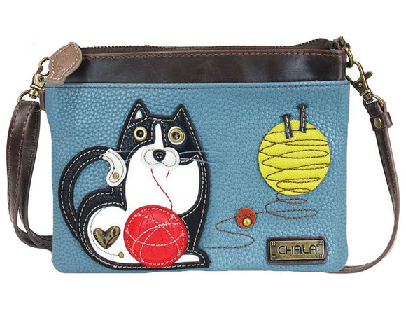 Chala Fat Cat Mini Crossbody Purse Handbag Cat Mom