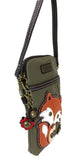 Chala Fox Cellphone Crossbody Purse Fox Lovers Handbag