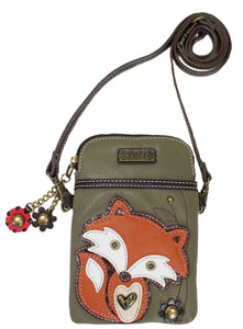 Chala Fox Cellphone Crossbody Purse Fox Lovers Handbag