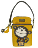 Chala Monkey Cellphone Crossbody Purse Handbag