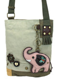 Chala Elephant Patch Crossbody Purse Elephant Handbag