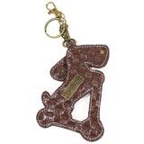 Chala Weiner Dog on Scooter Key Fob