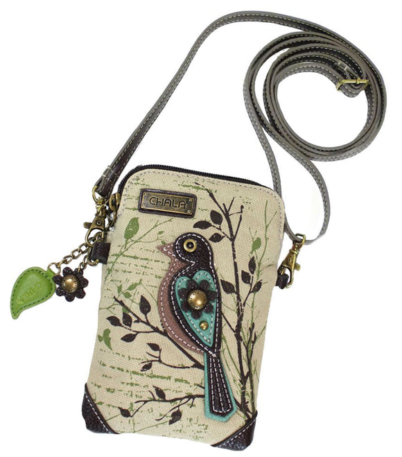 Chala Safari Cellphone Crossbody Bird Purse Handbag