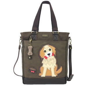 Chala Golden Retriever Work Tote Handbag Dog Mom Purse