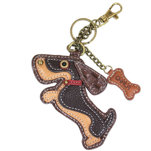 Chala Weiner Dog Key Fob