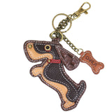 Chala Weiner Dog Key Fob