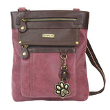 Chala Paw Print Gemini 3-In-1 Crossbody Handbag Convertible Purse