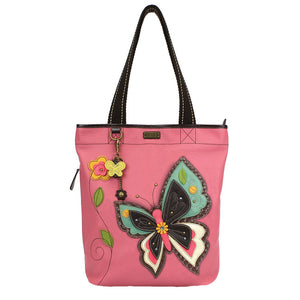 Chala Butterfly Everyday Zip Tote Shoulder Handbag