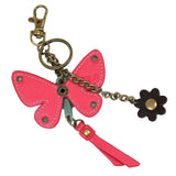 Chala Charming Keychain Butterfly Purse Charm, Key Chain, Bag Charm, Key Fob