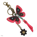 Chala Charming Keychain Butterfly Purse Charm, Key Chain, Bag Charm, Key Fob