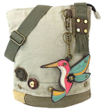 Chala Hummingbird Patch Crossbody Purse Handbag