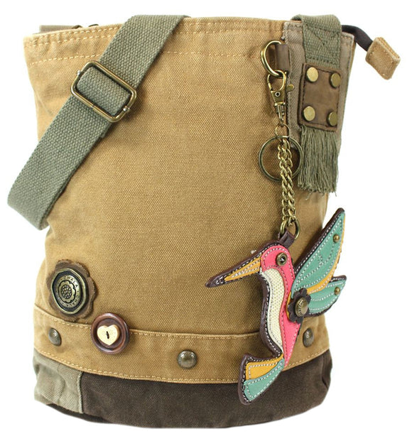 Chala Hummingbird Patch Crossbody Purse Handbag