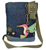 Chala Hummingbird Patch Crossbody Purse Handbag