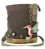 Chala Hummingbird Patch Crossbody Purse Handbag