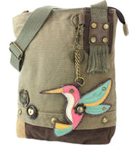Chala Hummingbird Patch Crossbody Purse Handbag