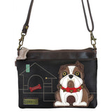 Chala Bulldog Mini Crossbody Purse Handbag Dog Mom
