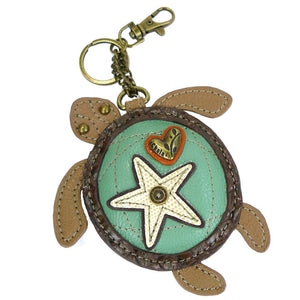 Chala Key Fob and Coin Purse Sea Turtle