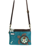 Chala Sea Turtle Lovers Purse Mini Crossbody Blue Sea Turtle Handbag