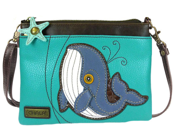 Chala Whale Lovers Mini Crossbody Purse Whale Collectors Handbag