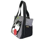 Chala Fat Cat Carryall Zip Tote Cat Lovers Handbag Purse