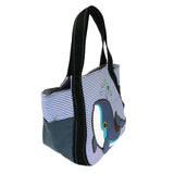 Chala Whale Carryall Zip Tote Purse Handbag