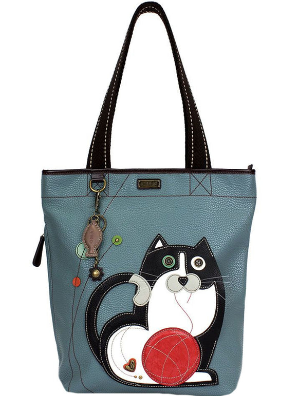 Chala Cat Mom Fat Cat Everyday Zip Tote Cat Lovers Handbag