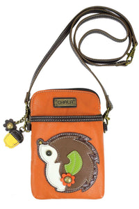 Chala Hedgehog Collectors Cellphone Crossbody Purse with Adjustable Straps