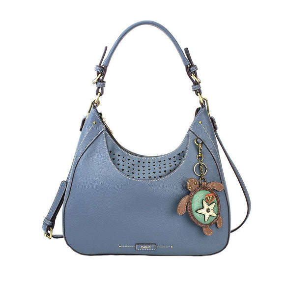 Chala Sweet Hobo Tote Handbag Purse Sea Turtle Blue