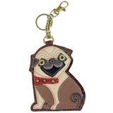 Chala Key Fob and Coin Purse Pug