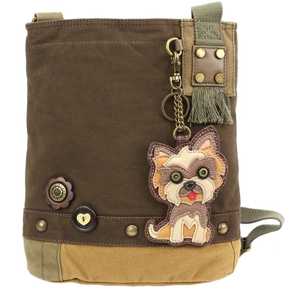 Chala Patch Crossbody Yorkshire Terrier