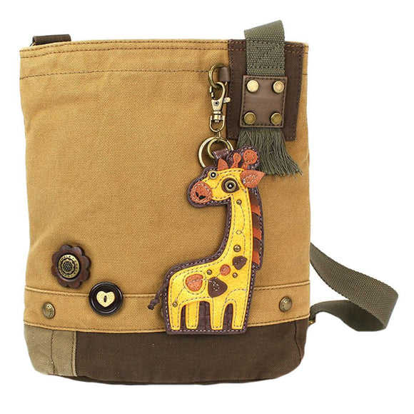 Chala Giraffe Patch Crossbody Purse Handbag