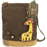 Chala Giraffe Patch Crossbody Purse Handbag