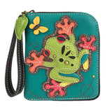 Chala Frog Lovers Zip Around Wallet