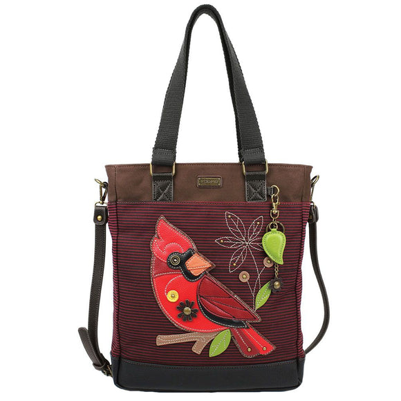 Chala Cardinal Work Tote Cute Bird Lovers Handbag