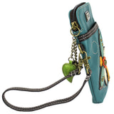 Chala Dragonfly Turquoise Cellphone Crossbody Purse Dragonfly Collectors Adjustable Strap