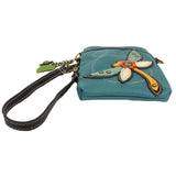 Chala Dragonfly Turquoise Cellphone Crossbody Purse Dragonfly Collectors Adjustable Strap