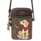 Chala Yellow Lab Cellphone Crossbody Purse Handbag Dog Mom