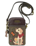 Chala Yellow Lab Cellphone Crossbody Purse Handbag Dog Mom