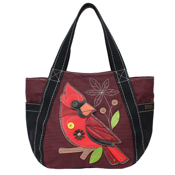 Chala Carryall Zip Tote Cardinal Handbag Purse