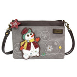 Chala Snowman Mini Crossbody Handbag