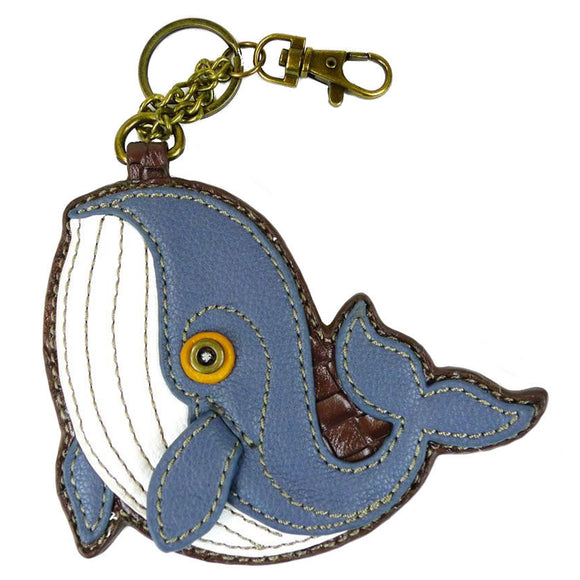 Chala Key Fob and Coin Purse Whale