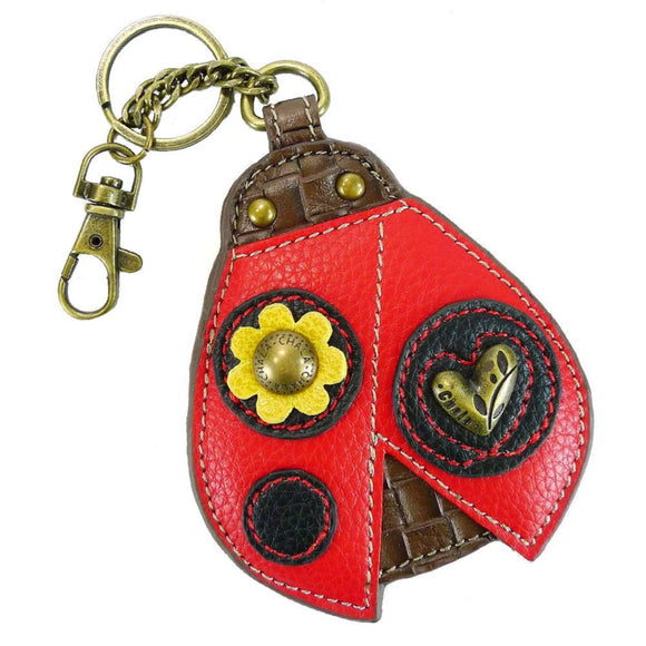 Chala Key Fob and Coin Purse Ladybug